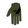 100% Ridecamp Gloves Army/black M