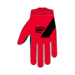 100% Ridecamp Gloves Red XL