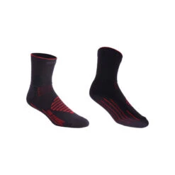 BBB Wintersocke FIRFeet Schwarz-rot 44-47 FarInfraRed Technologie F&uuml;r Warme F&uuml;sse