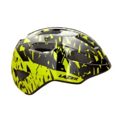 LAZER Kids Nutz KC Helm Black Flash Yellow ONESI