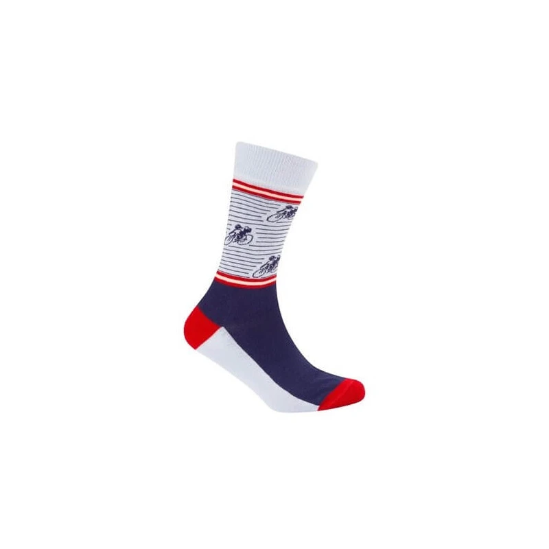 Le Patron Vintage Cyclist Socks Dark Blue 35/38 4 Le Patron Vintage Cyclist Socks Dark Blue 35/38 – Bild 2
