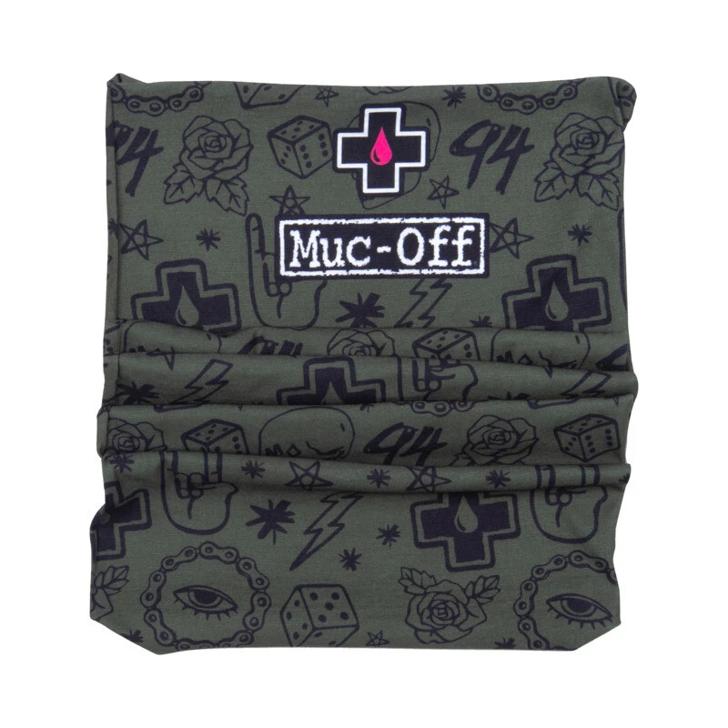 Muc-Off Lightweight Neck Gaiter Green 4 Muc-Off Lightweight Neck Gaiter Green – Bild 2