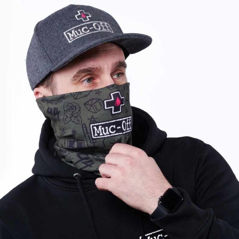 Muc-Off Lightweight Neck Gaiter Green 5 Muc-Off Lightweight Neck Gaiter Green – Bild 3