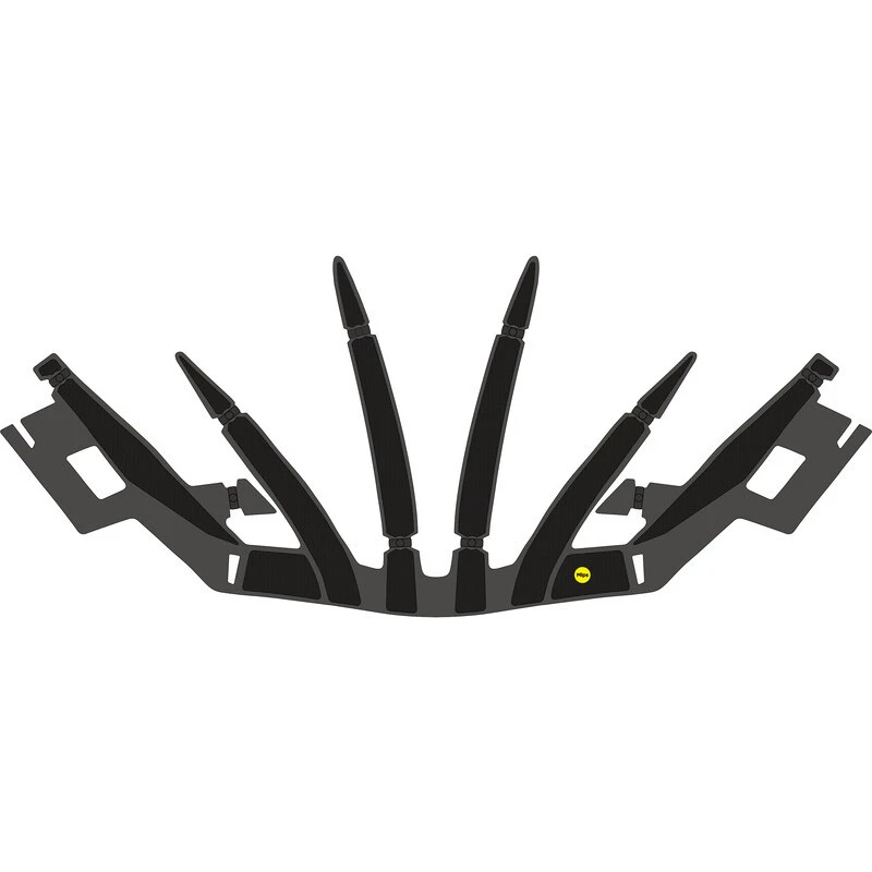 IXS Pad Kit MIPS Trail EVO Schwarz SM 3 IXS Pad Kit MIPS Trail EVO Schwarz SM