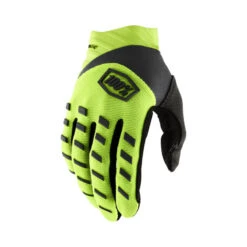 Ride 100% Airmatic Handschuhe Fluo Gelb-schwarz S