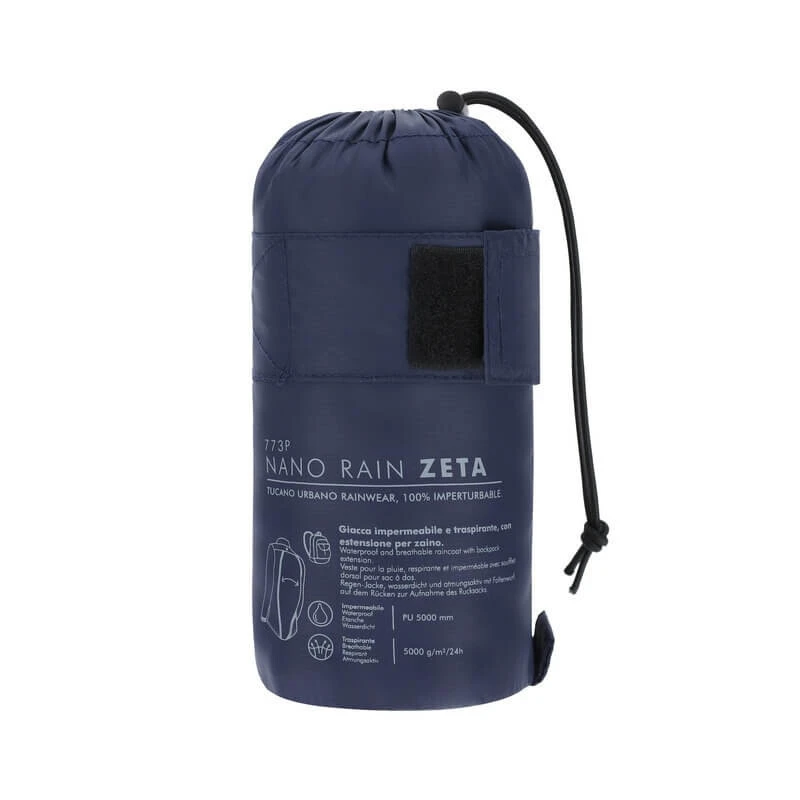 Tucano Urbano TU Nano Regenjacke Zeta Unisex Blau S 6 Tucano Urbano TU Nano Regenjacke Zeta Unisex Blau S – Bild 4