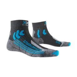 X-SOCKS Woman Trek Outdoor Low Cut Anthracite/turquoise 35-36